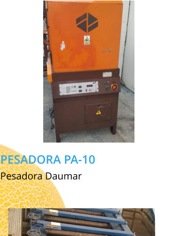 PESADORA PA-10 Pesadora Daumar
